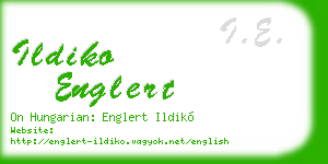ildiko englert business card